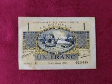 BILLET  NECESSITE 1 FRANC