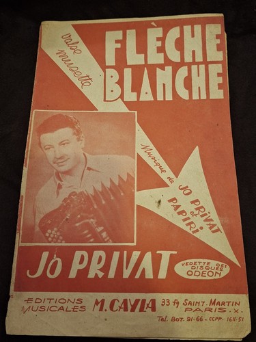 Partition flèche blanche - flèche,