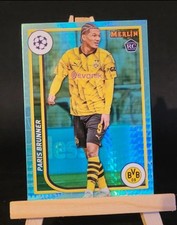 Paris Brunner RC Aqua Topps Chrome Merlin 2024 Dortmund