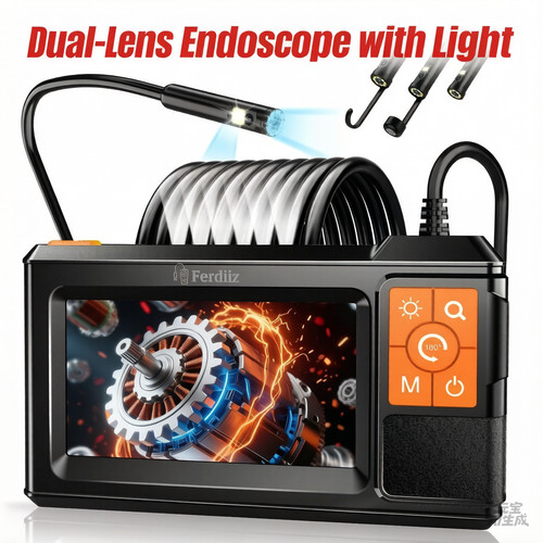 Dual lens endoscope with - 🔥dual-lens,