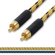 Câble Audio RCA Vers RCA. Cordon Phono À Phono. Cordon Vintage. SubWoofer