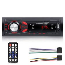 1 Din MP3 Autoradio FM Car Radio Bluetooth Voiture Stéréo Lecteur TF USB Aux-In
