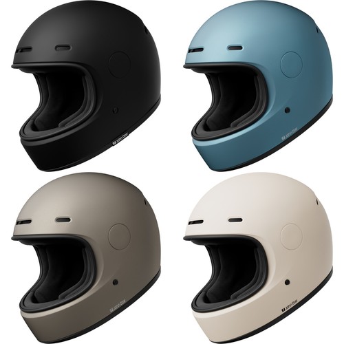 Casque moto rétro john - -,
