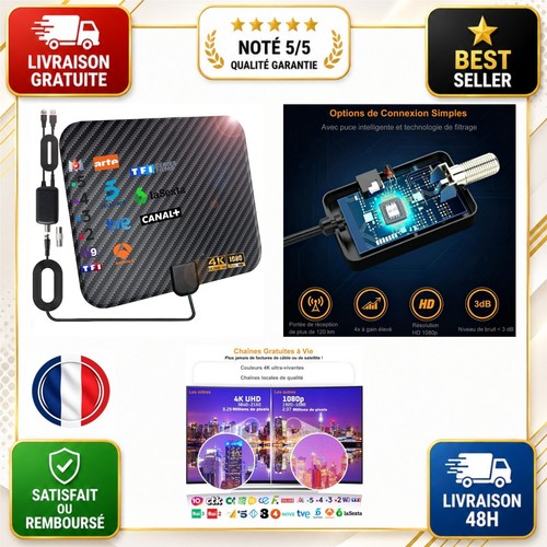 Antenne intérieure tnt - antenne,