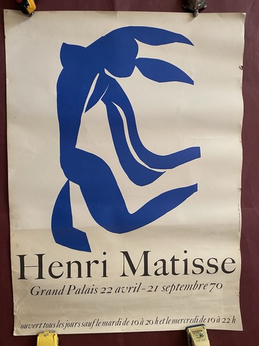 Affiche originale matisse 1970 - affiche,