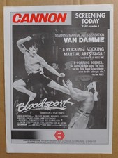 BLOODSPORT - MOVIE TRADE AD -
