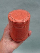 Ancien boite en laque et carton bouilli Napoléon III, fin XIXeme