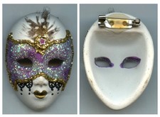 Vintage - BROCHE - Masque