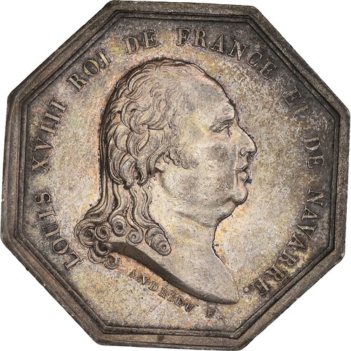 France jeton louis xviii - louis,