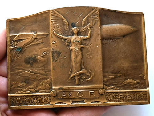 Plaque medaille bronze - plaque,