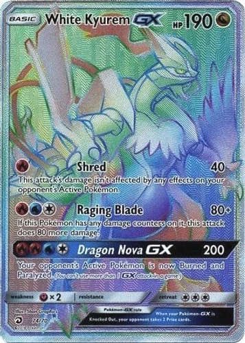 White kyurem secret - white, gx