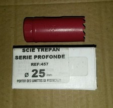 SCIE TRÉPAN À MÉTAUX BI-MÉTAL Ø 25MM MADE IN USA