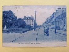 cpa Normandie 61 - ALENÇON Orne La RUE de BRETAGNE Écrite en 1932
