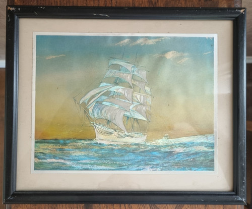 Tableau foil art - , vintage