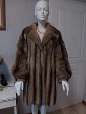 manteau authentique fourrure Ragondin ??  taille 40