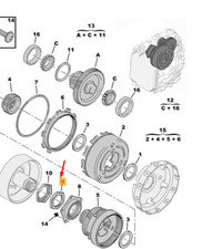 Écrou à bride de boîte de