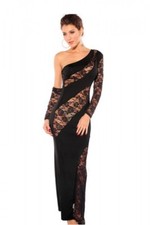 Robe longue de soirée fendue