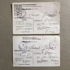 2 cartes prisonnier de guerre au Stalag XVIII C  Autriche - Kriegsgefangenenpost