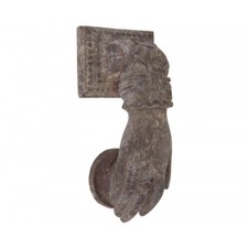 Heurtoir de porte statue main