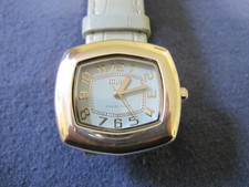 #658 ladys sterling silver baby blue faced  ECCLISSI watch bracelet