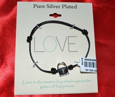 Pure Silver Plated Square Lock