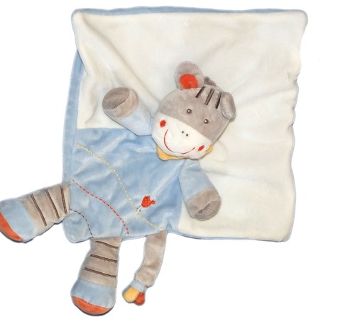 Doudou plat zebre - doudou,