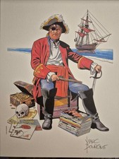 Barbe Rouge, ex-libris signé