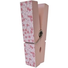 Pince à linge déco géante - Rose