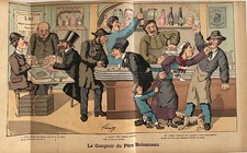JOURNAL LE MONDE PLAISANT 1880 PAR LAVRATE LE COMPTOIR DU BISTROT N° 136