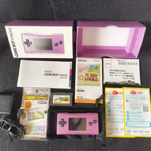 Nintendo gameboy micro - gameboy, violet