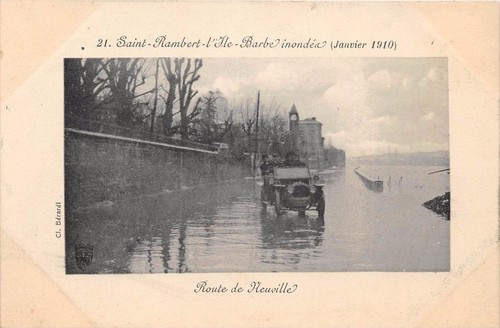 Cpa saint rambert ile - 69, l'ile