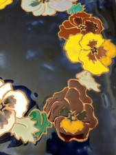 Choose 1 Hand Glazed Art Ceramic Large Tiles 12" X 12" Wall Table Elaine Cain