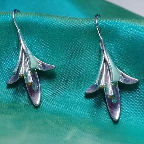 Boucles oreilles fleur - d'oreilles,,