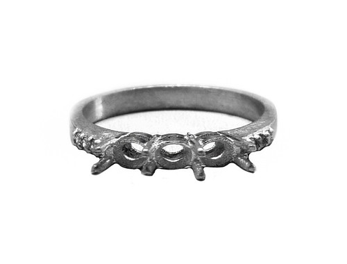 Monture bague semi montée - monture, de