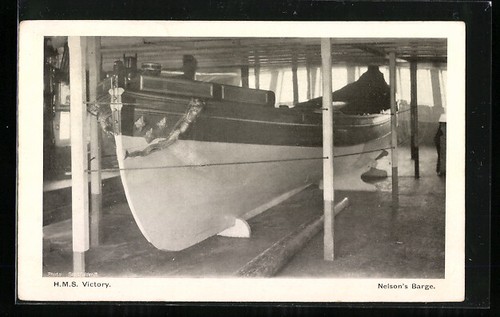 Hms victory nelsons barge - hms, victory,