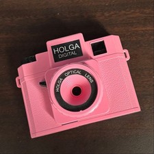 Appareil photo numérique Holga rose sans boîte utilisé