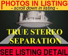 DUAL VOICE COIL CEILING SPEAKERS - TRUE STEREO TWO 2 INPUTS 6.5" DVC WATERPROOF