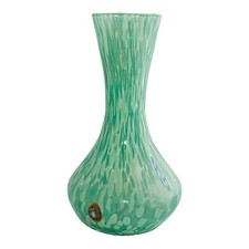 Vase En Verre de Murano Vert