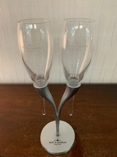 2 Duo flûtes à champagne Moët et Chandon (prix pour 1 ensemble de 2 verres)