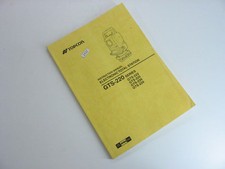 Topcon Instructions Manuel Électronique Total Station, GTS-220 Séries