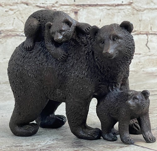 Signée original ours famille - signée,