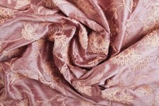 Soie Brodée Zelia Marron