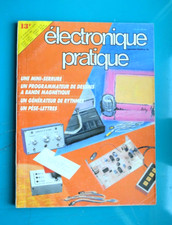 ELECTRONIQUE PRATIQUE N°75 MINI-SERRURE / GENERATEUR RYTHMES / PESE-LETTRES