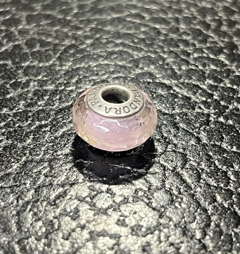 Charm pandora verre rose - pandora,