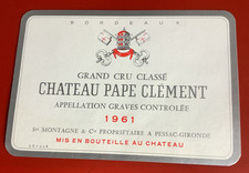 Étiquette  Château   PAPE