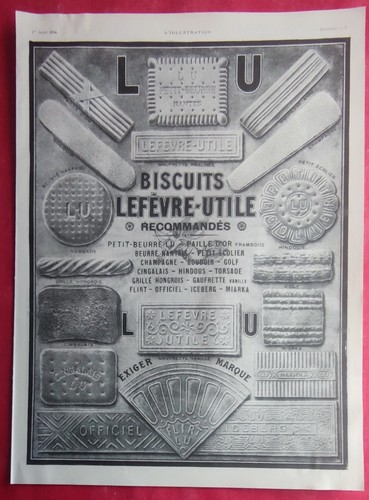 Publicité presse biscuits - publicité, de