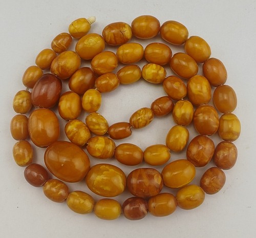 Ancien collier ambre la - ambre,
