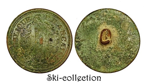Bouton république - bouton-,