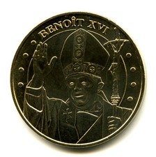 65 LOURDES Benoît XVI, Monnaie de Paris