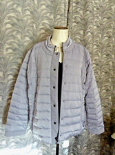 CHRISTINE LAURE Veste doudoune grise doublée duvet T 46   PARFAIT ETAT